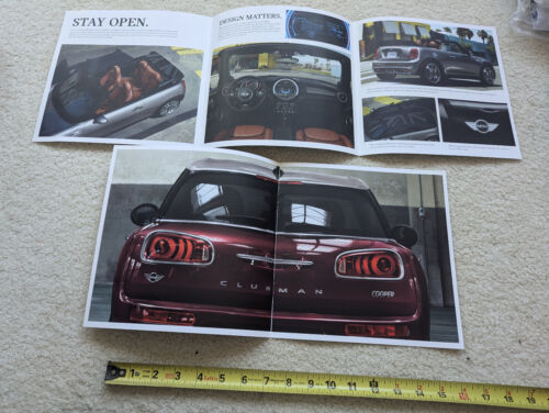 2 new 2016 mini cooper sales brochure clubman cabriolet dealer oem convertible - Picture 3 of 4