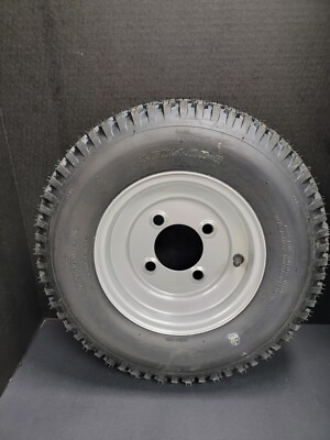 4.80 x 4.00 x 8 (4 HOLE PATTERN) TURF TREAD TIRE WITH RIM