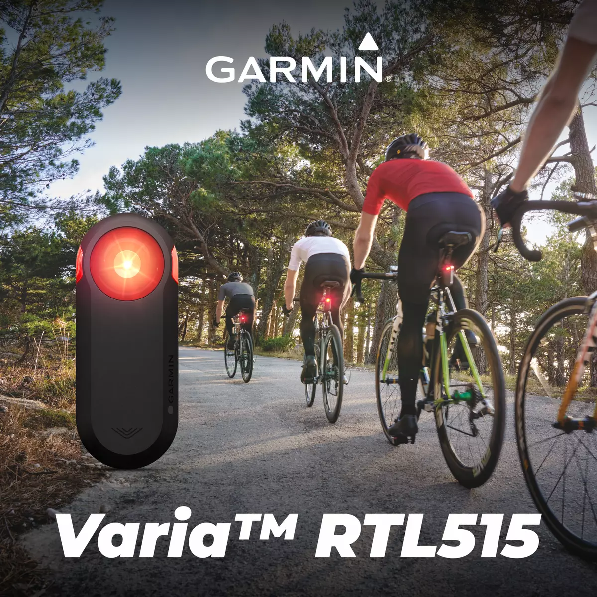 Garmin Varia RTL515 Cycling Rearview Radar with Power Bank Bundle