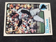 1973 Topps Baseball Card # 123 Sandy Alomar Sr. - California Angels (NM)