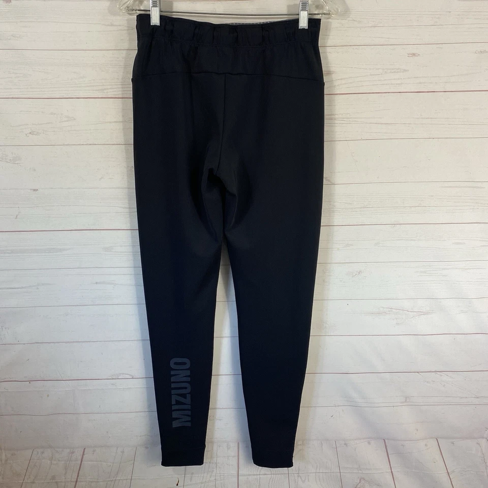 Pantalón Entrenador Mizuno Alpha Quest Para Mujer Talla Pequeña Negro Cremallera Tobillo Voleibol 27x33 Foto 3 de 4