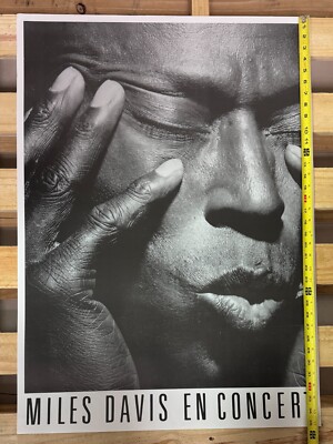 Miles Davis En Concert vintage deadstock poster 24