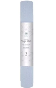 Gaiam Classic Yoga Mat 3MM Lakeside Light Grey Lightweight Portable Non-Slip NEW