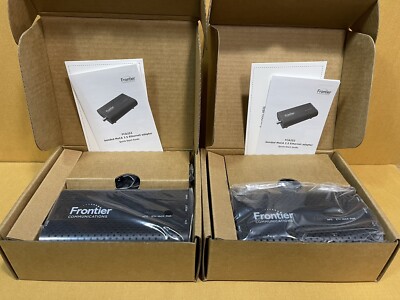 ( 2-pack Frontier FCA252 MoCa 2.5 Ethernet Network Adapter Black Brand New *