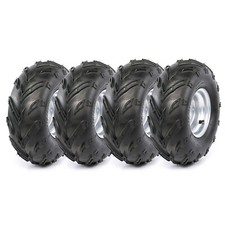 4pc 7" inch 16x8-7 Tire 4 Lug Rim Wheel for Chinese ATV Go kart 70 110cc 125cc