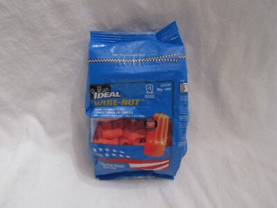 Ideal Industries Insulated Wire Wire Connector Orange 100 pack 30