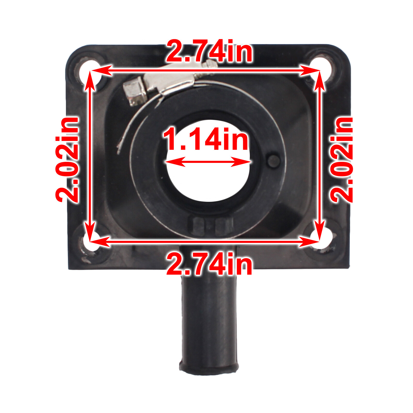 J24-13586-00 Intake Manifold Boot For Yamaha G1 2 Cycle Gas Golf Cart 1983-1988