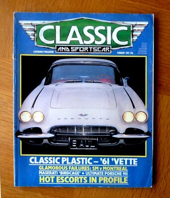Classic and Sports Car Magazine February 1985 Sm v Montreal, Escorts, Maserati