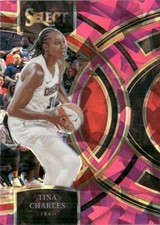 2023-24 Panini Select WNBA Premier Pink Ice Tina Charles Atlanta Dream #107