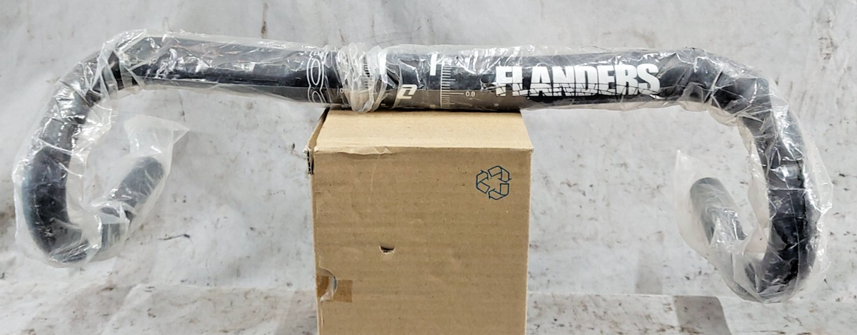 Flanders Zoom Drop Bar Handlebar 31.8mm 43cm Flared Short Drop