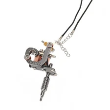 Tattoo Gun Pendant,New Star Tattoo Mini Black Tattoo Machine B/3/2/MINI