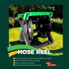 Linic Garden Hose Reel Wheel for 30m Hose Pipe Freestanding Wall Mount  X8180