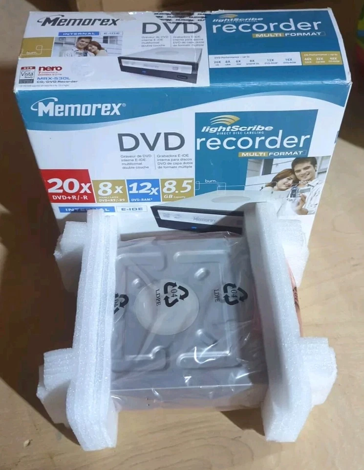 MEMOREX MRX-530L Internal E-IDE LightScribe Recorder  - Image 3 of 3