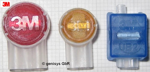 Original 3M Scotchlok greased cable connectors UR2 UY2 UB2A sets various mixtures