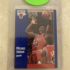 Fleer 1991 Michael Jordan Authentic Basketball Card #29
