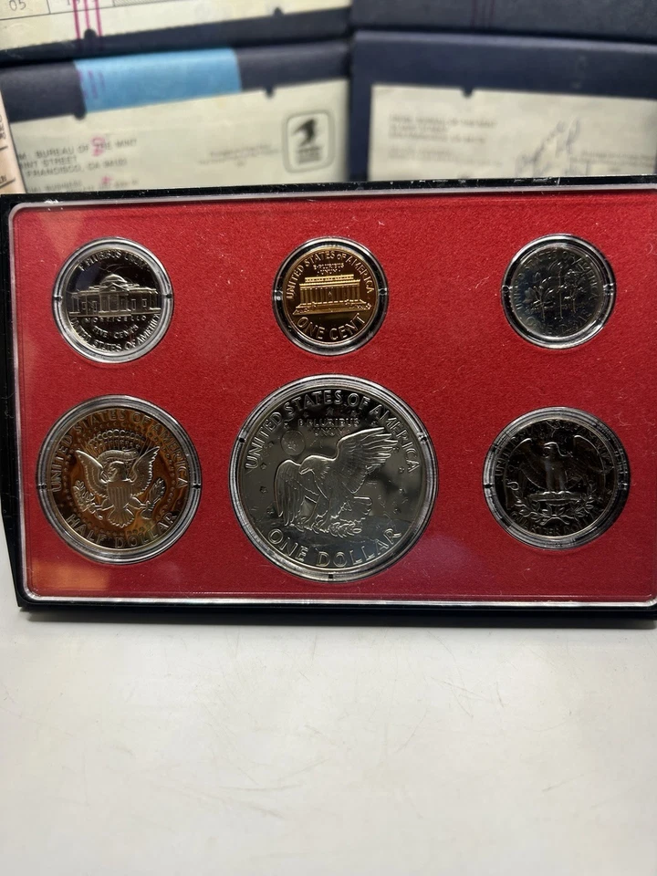 45 Proof Sets 35 Are Still Sealed In OGP Seal Never Broken On Box 1973-76 83-84 - Image 3 of 4