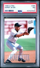 1996 ULTRA #386 DEREK JETER PSA 7