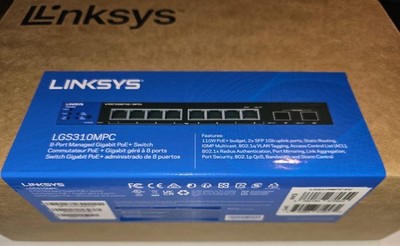 Linksys LGS310MPC EU Managed Gigabit PoE+ Netzwerk-Switch