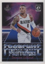 2018 Panini Donruss Optic Franchise Features Blue Prizm /85 Damian Lillard 02v3