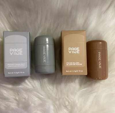 Page Vine Pocke Blush (Fleckle) & Pocket Highlighter (Sunlight) W Peptides