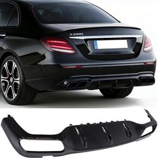 HECKDIFFUSOR ENDROHR DOPPEL AUSPUFF FÜR MERCEDES E-KLASSE W213 16-20
