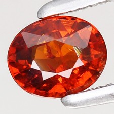 0.51ct 5x4mm Oval Natural Unheated Reddish Orange Namibian Spessartite Garnet✨
