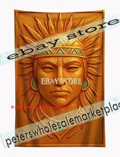 Mystical sun tapestry ancient celestial wall decor spiritual 59X82 in