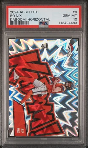2024 PANINI ABSOLUTE KABOOM! HOR #9 BO NIX PSA 10