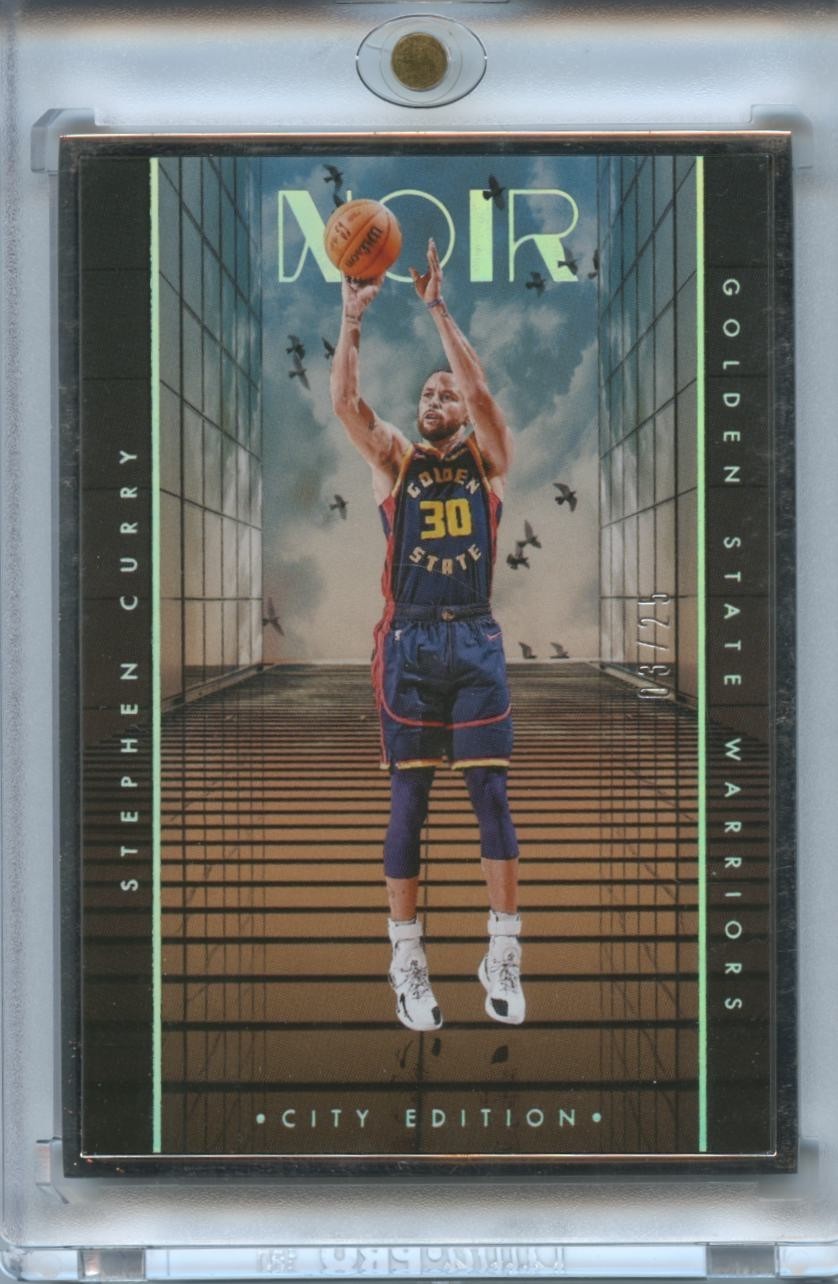 Stephen Curry 2024-25 NOIR City Edition Metal Golden State Warriors 3/25