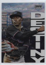 2022 Stadium Club Chrome Dynasty and Destiny Wave Refractor Jazz Chisholm 0j8f