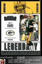 Brett Favre 2020 Panini Contenders Legendary Contenders Green Bay Packers