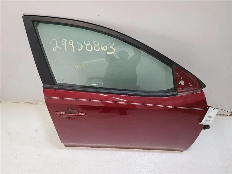 10-13 KIA FORTE Passenger Front RH Door Sedan Electric Windows Red  Foto 3 de 4