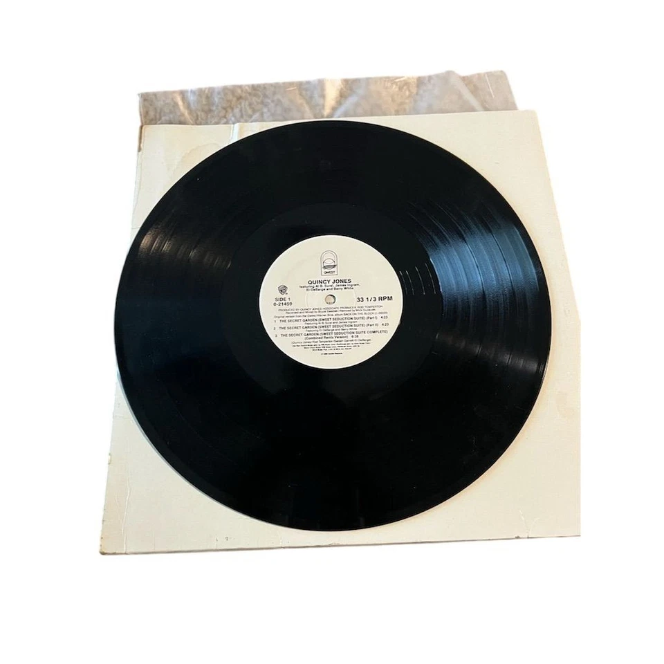 The Secret Garden Vinyl Single Quincy Jones & Various Artists tested Barry white Foto 3 de 4