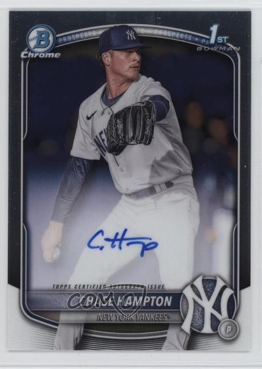 2025 Bowman Chrome Prospect Auto Chase Hampton #CPA-CHA Auto 1t7v
