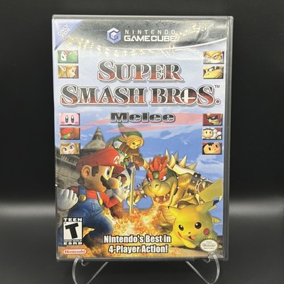 Super Smash Bros. Melee Nintendo GameCube Complete Manual CIB Tested Authentic