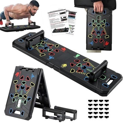 Solid Push Up Board,Home Gym,16 in 1 Home Workout Equipment 16-1 