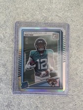 2025 Panini Donruss Travis Hunter Rated Rookie Diecut /99 GM #301 Jaguars