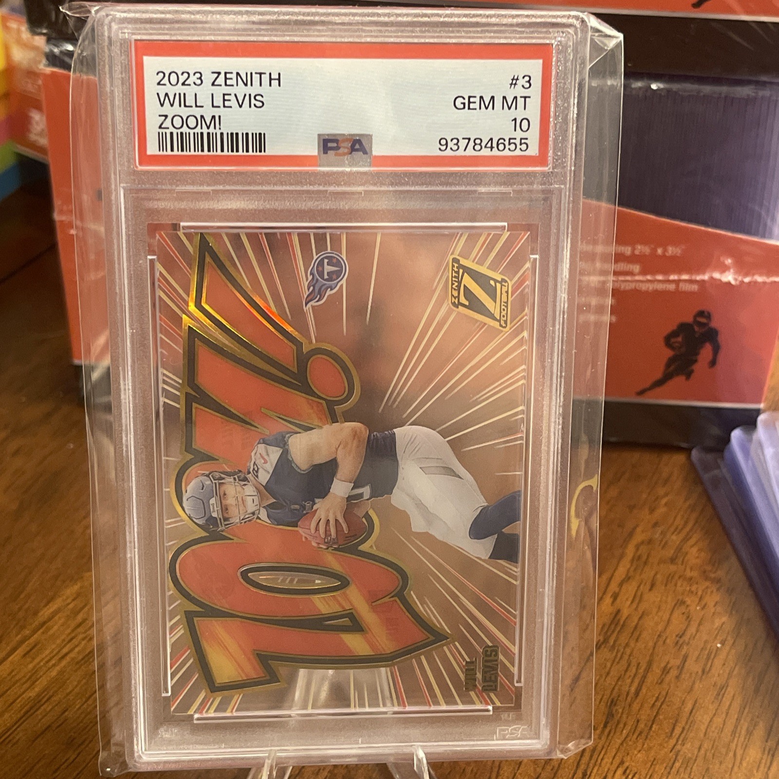 2023 Panini Zenith - Zoom! Will Levis #3 (RC)