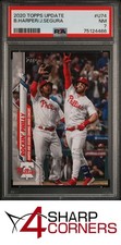 2020 TOPPS UPDATE #U74 BRYCE HARPER-JEAN SEGURA POP 2 PSA 7
