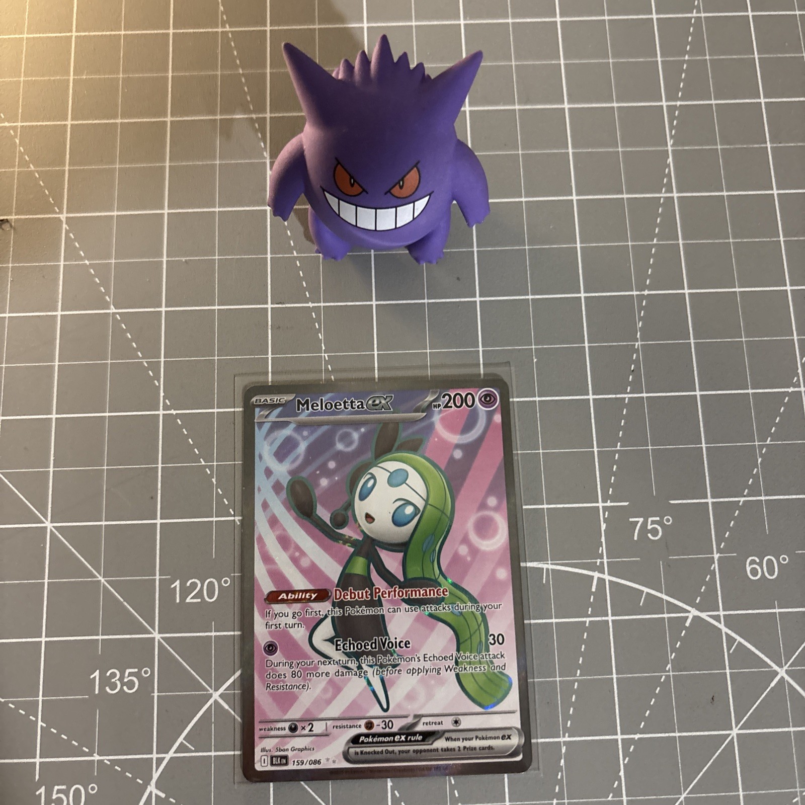 Meloetta ex - 159/086 - Full Art - Pokemon : Black Bolt ENGLISH MINT Pokemon TCG