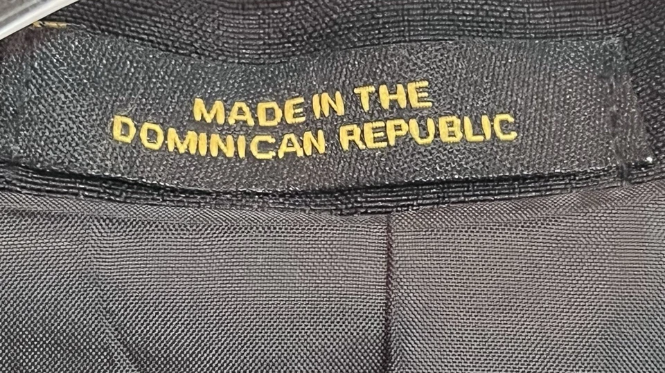 Van Heusen Double Breasted Blazer Jacket Boys 10 R Black Preppy Wedding Church - Image 2 of 4