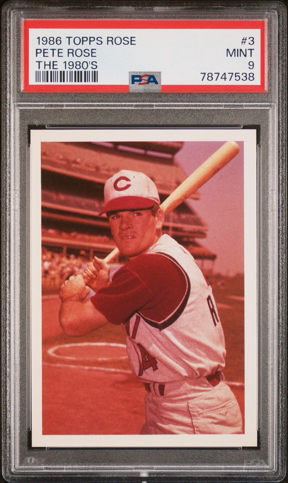 1986 Pete Rose [The 1980's] #3