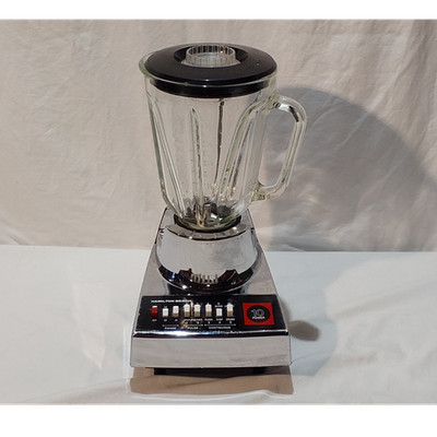 Hamilton Beach 10 Power Electric Blender Silver Glass 10 Speeds Blend Puree Chop