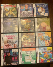 Lot Of 12 Nintendo DS Games Word Jong, Super Collapse 3, Jewel Quest, +more