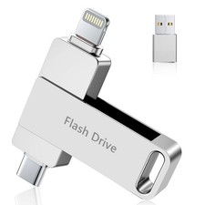 No APP Required MFi Certified 512GB USB Flash Drive for iPhone Memory Stick f...