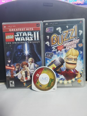 Lot of 3 PSP Games!! Daxter, Buzz and Lego Star Wars!! Tested!!
