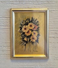 3er Set – Miniaturbilder auf 23kt Blattgold – signiert, limitiert, Italien