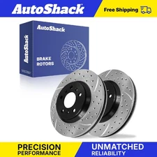 Front Drilled Slotted Brake Rotors for Chevy Impala Limited Buick Lucerne