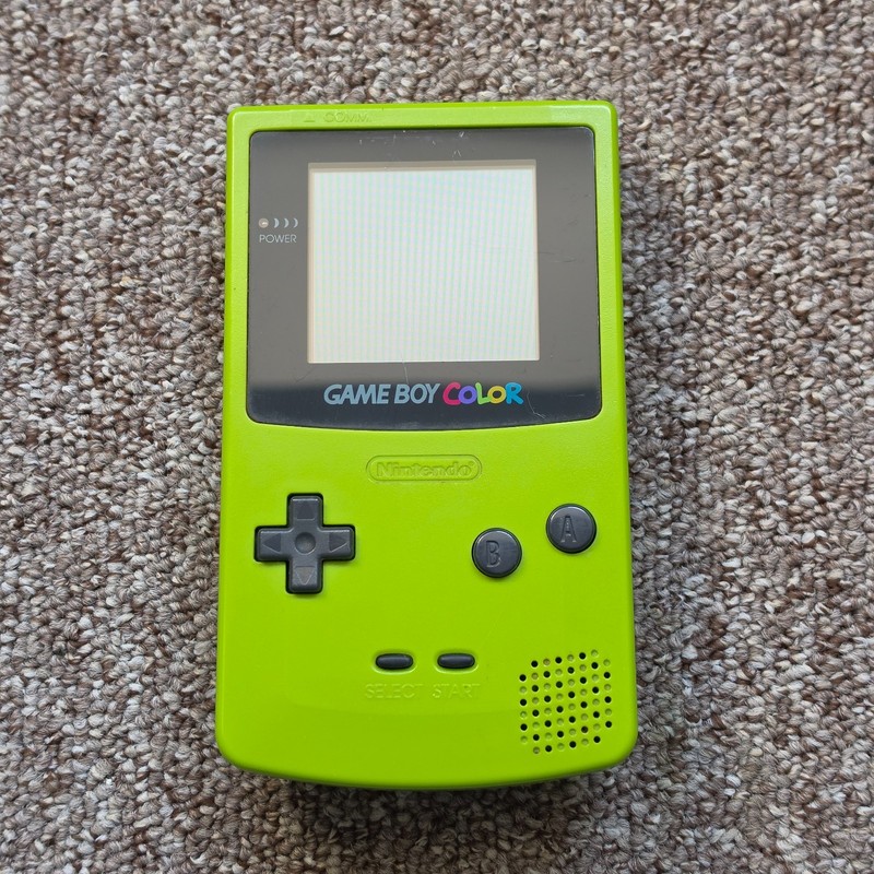Nintendo Game Boy Color Lime Green Handheld Console - Tested - Free P&P