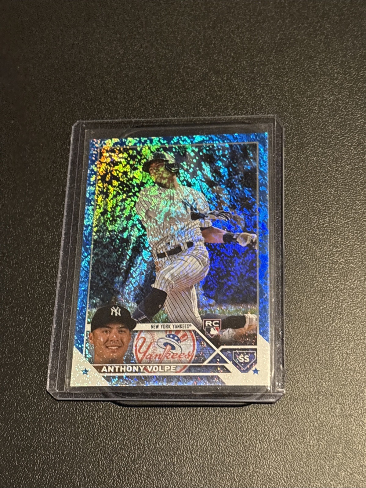 2023 Topps Series 2 - Anthony Volpe #460 Blue Foil /999 (RC)